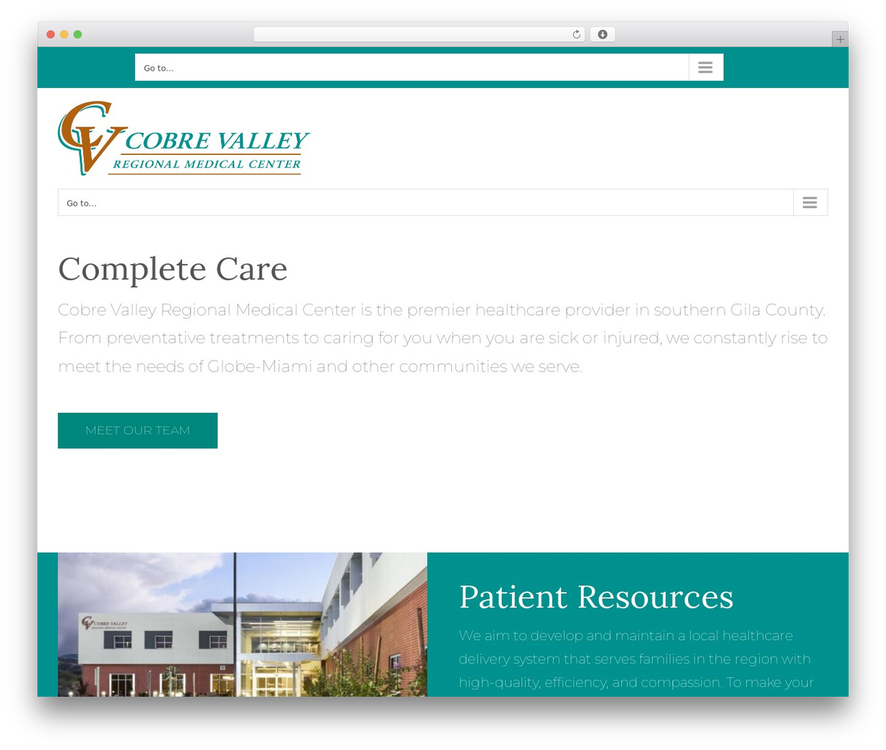 Avada WP theme - cvrmc.org