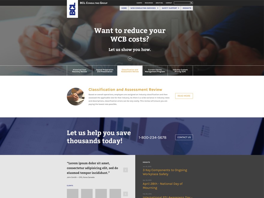 BCL Theme WordPress website theme by Scott Pierson