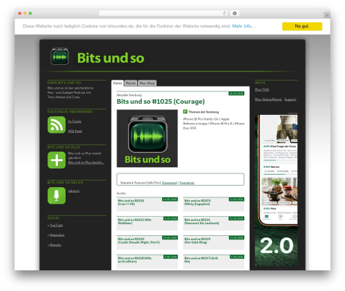 Podpress WordPress plugin - bitsundso.de