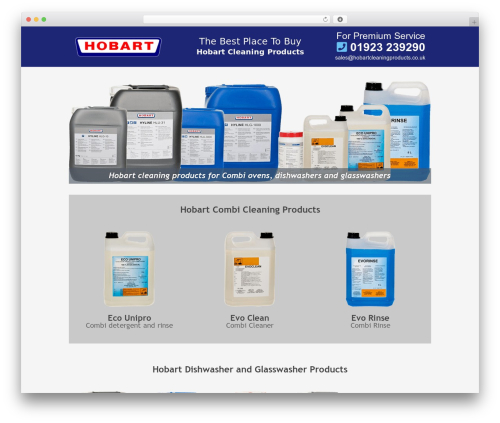 cherry WordPress theme - hobartcleaningproducts.co.uk