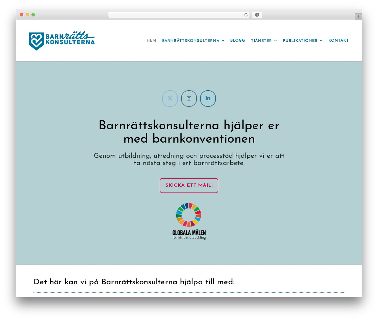 Create WordPress theme - barnrattskonsulterna.se