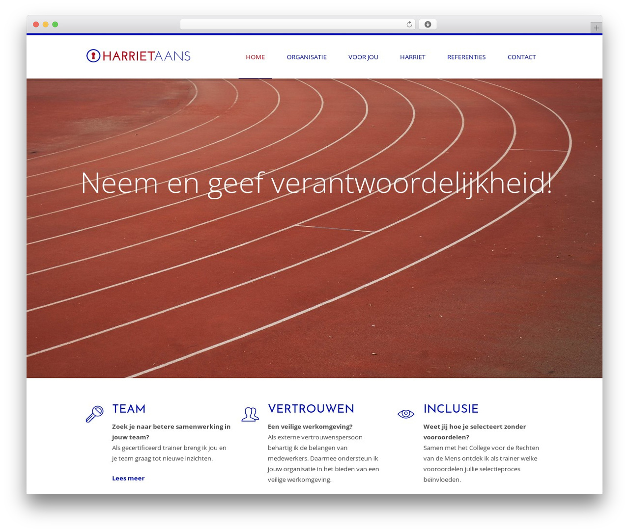 Diamond WordPress WordPress website theme - harrietaans.nl