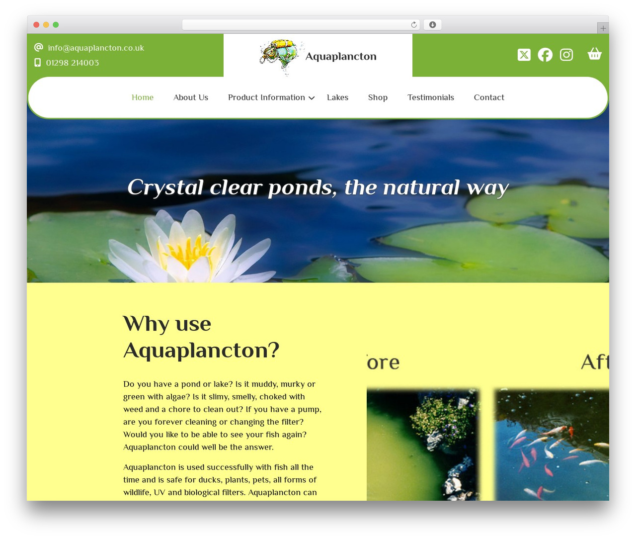 Eclipse Creative WordPress theme - aquaplancton.co.uk