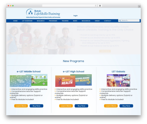 Hello Elementor WordPress theme design - lifeskillstraining.com