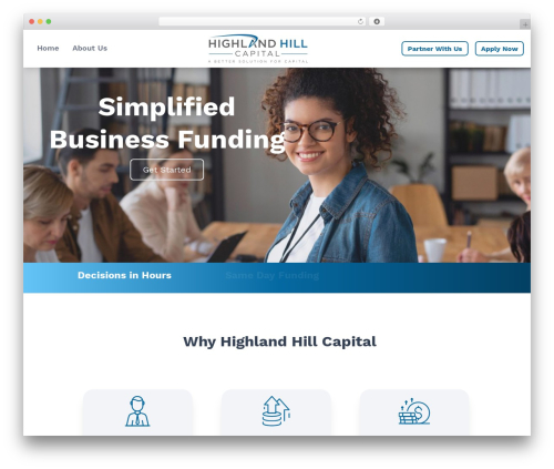 hhc WordPress theme - www.highlandhillcap.com