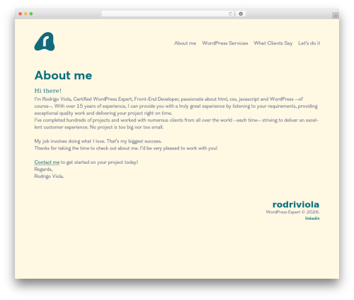 Maker WordPress theme - rodriviola.com Maker WordPress theme - rodriviola.com