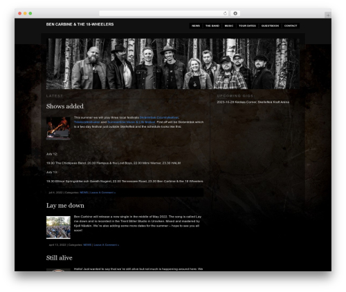 Modularity Lite WP theme - bencarbine.com