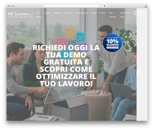 NB System WordPress theme design - nbsystem.it