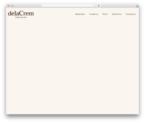 Theme WordPress space oddity - delacrem.cat