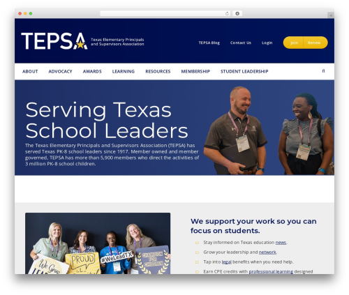 TEPSA Wordpress Theme theme WordPress - tepsa.org
