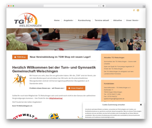 The7 Classic fitness WordPress theme - tgwelschingen.de