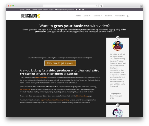 Theme WordPress Divi - bensimon.co.uk