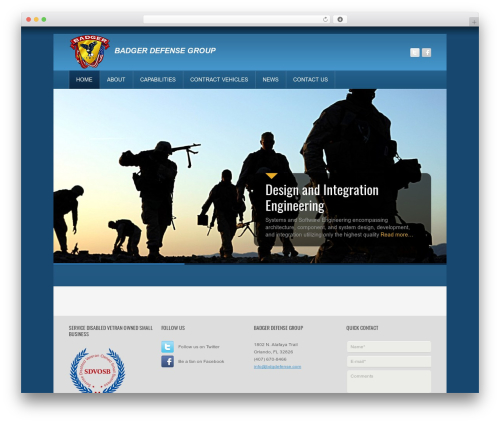 WordPress theme WordPress Theme Number - bdgdefense.com