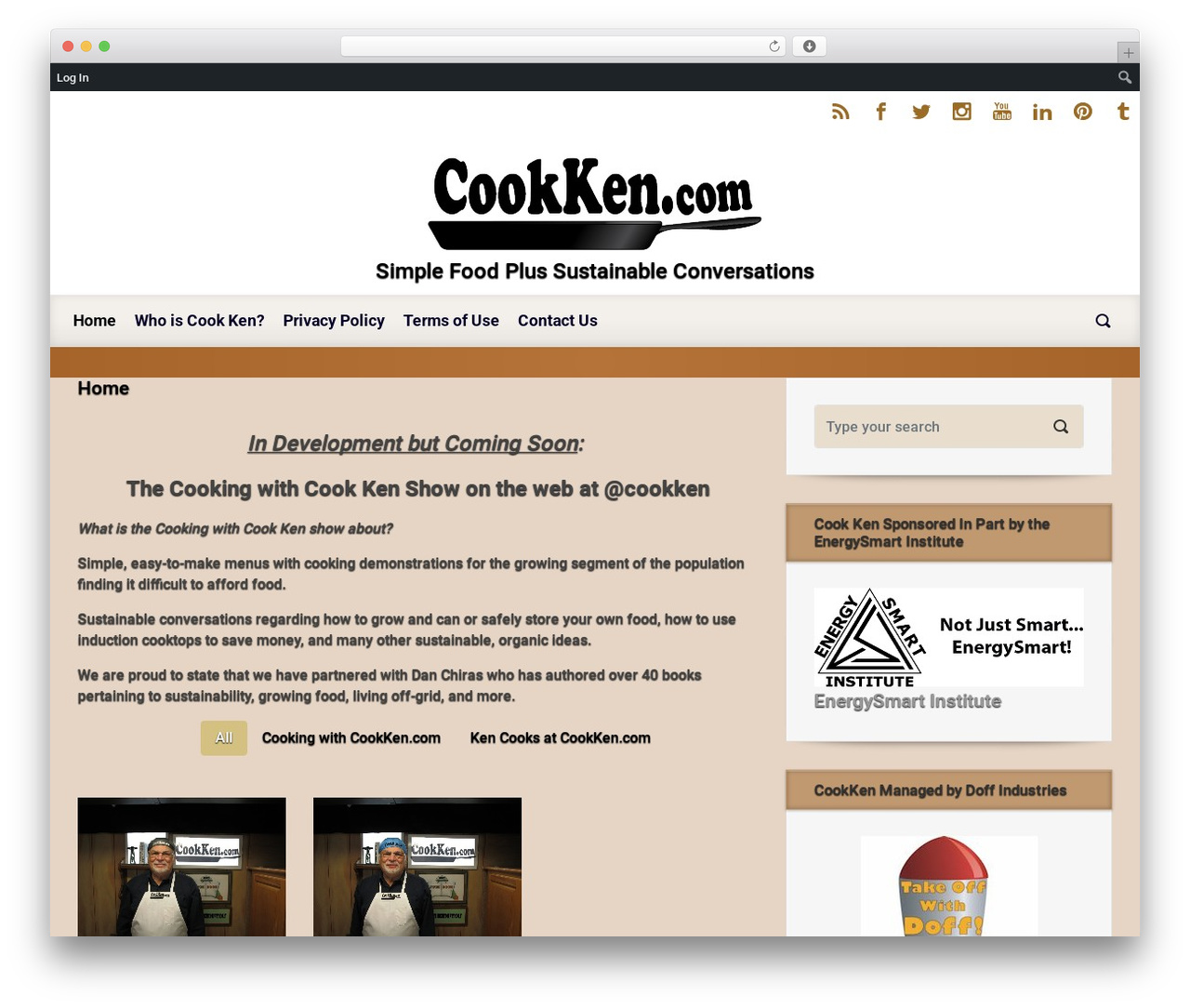 WordPress theme evolve Plus - cookken.com