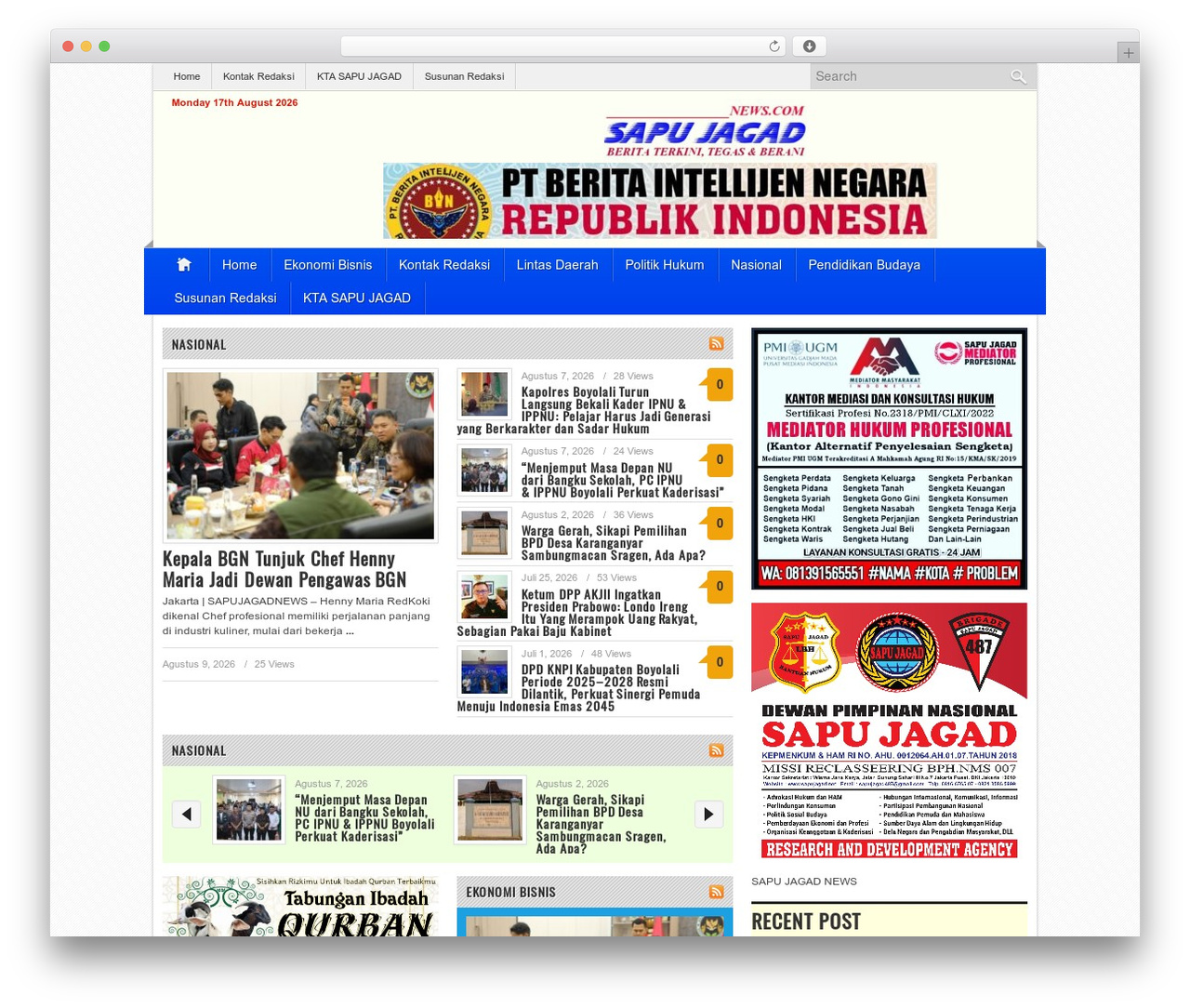 WordPress theme kreview - sapujagadnews.com WordPress theme kreview - sapujagadnews.com