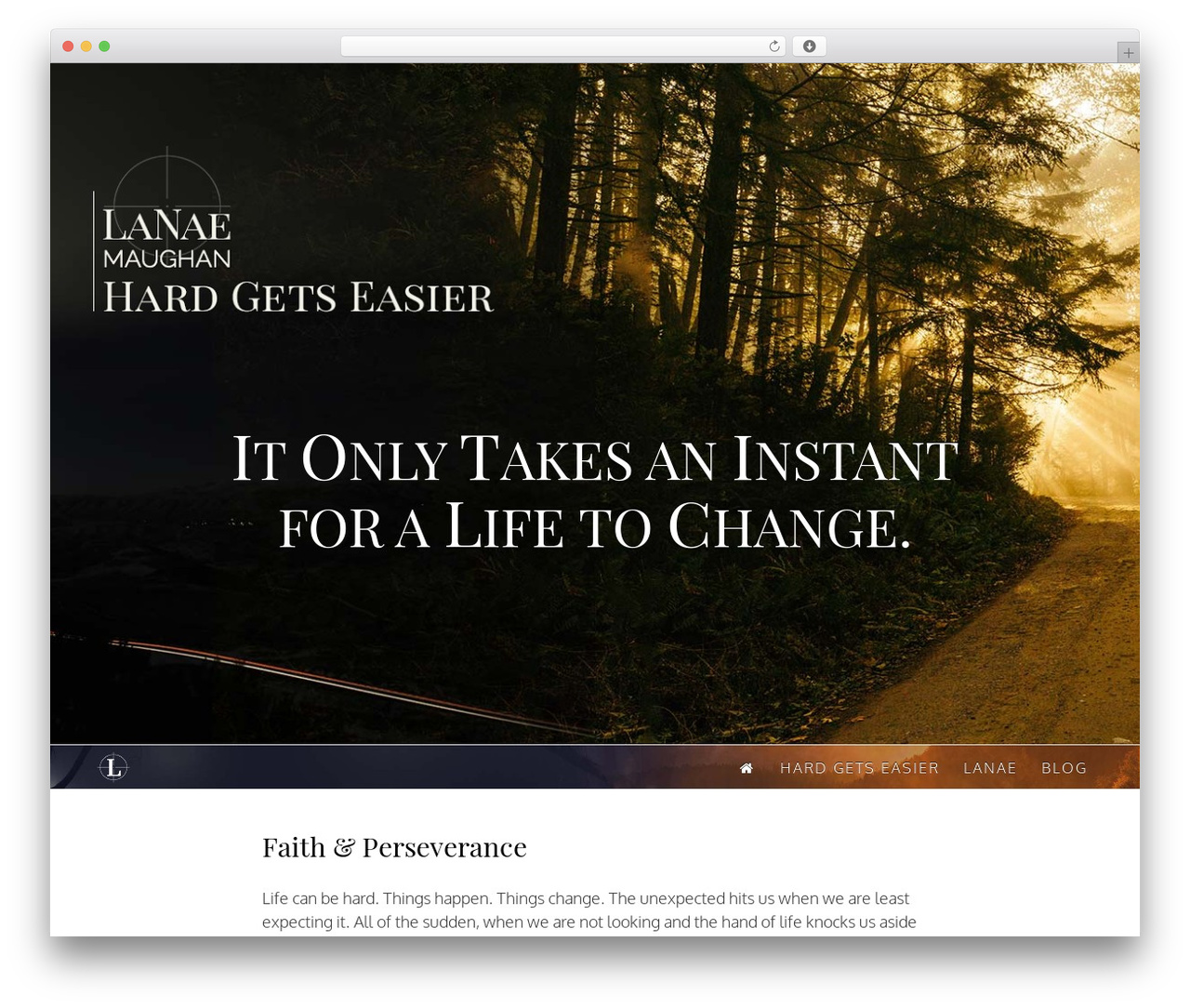 WordPress website theme DMS - hardgetseasier.com