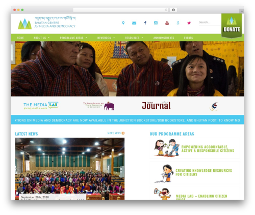 WP theme BCMD Theme - bcmd.bt