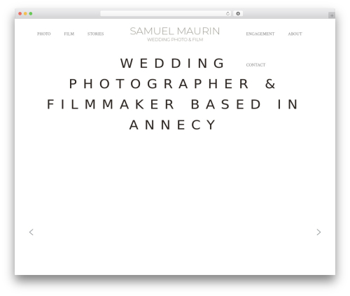 Avala WordPress theme - samuelmaurin.com