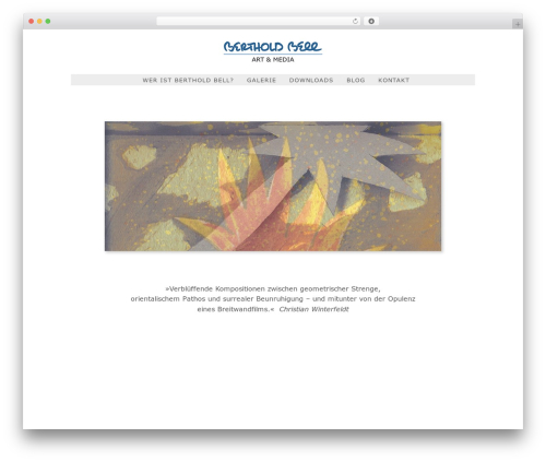 GridStack best WordPress theme - bertholdbell.de