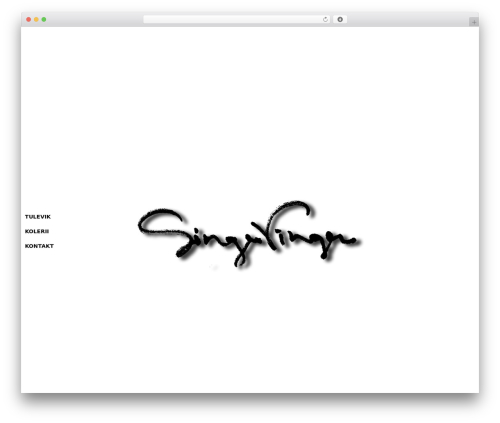singervinger theme WordPress - singervinger.ee