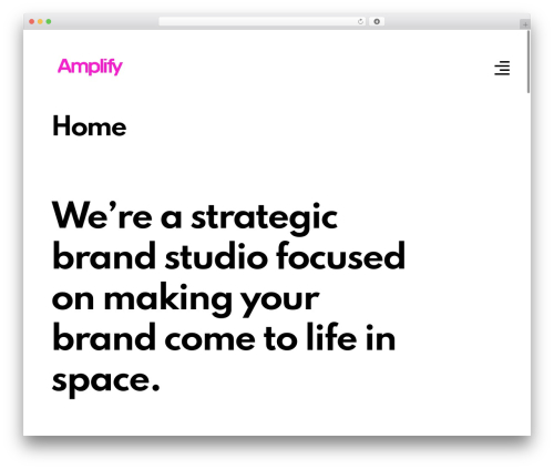 Slope WordPress theme - amplifystudio.co