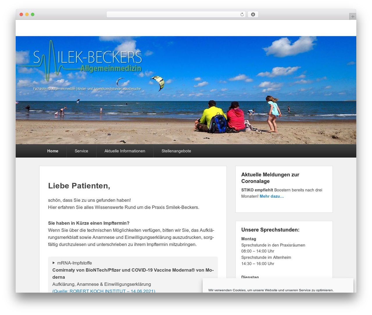 WordPress theme Catch Evolution - smilek-beckers.de
