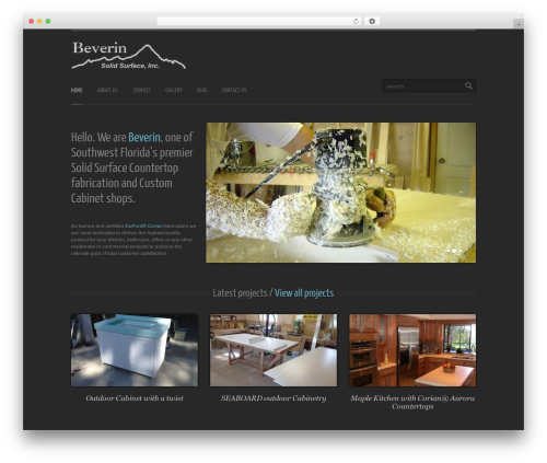 WordPress theme AIR WordPress Theme - beverin.com