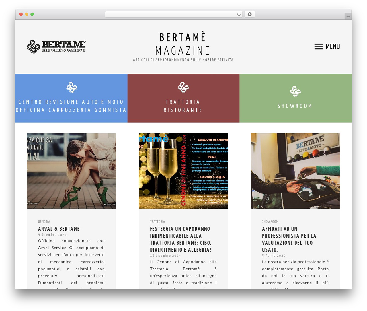 WordPress theme Engic - bertame.it