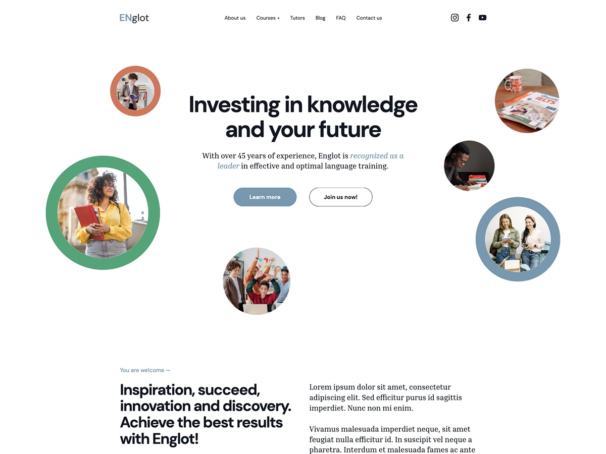 WordPress theme Englot WordPress theme Englot