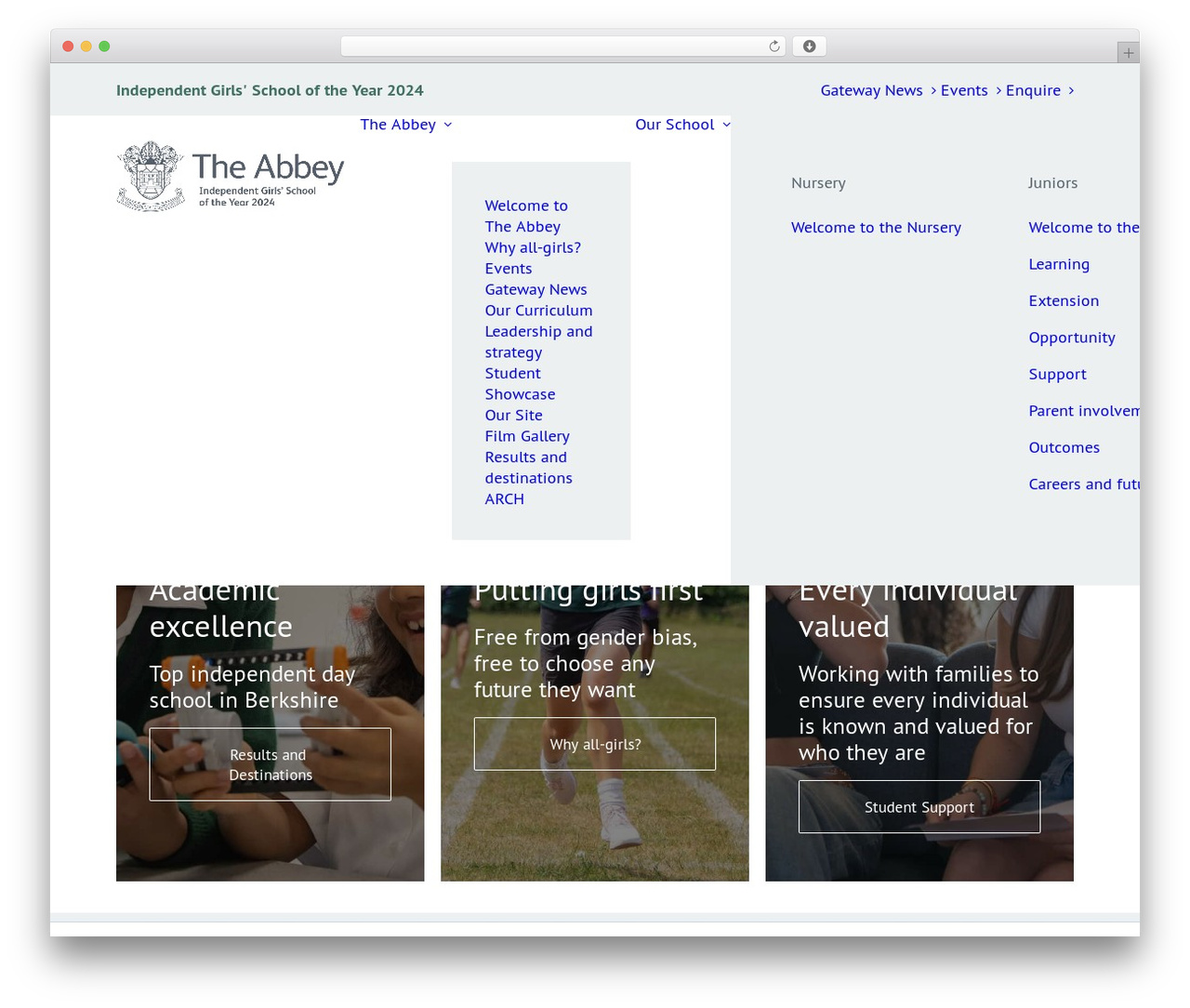 WordPress theme Uncode - theabbey.co.uk