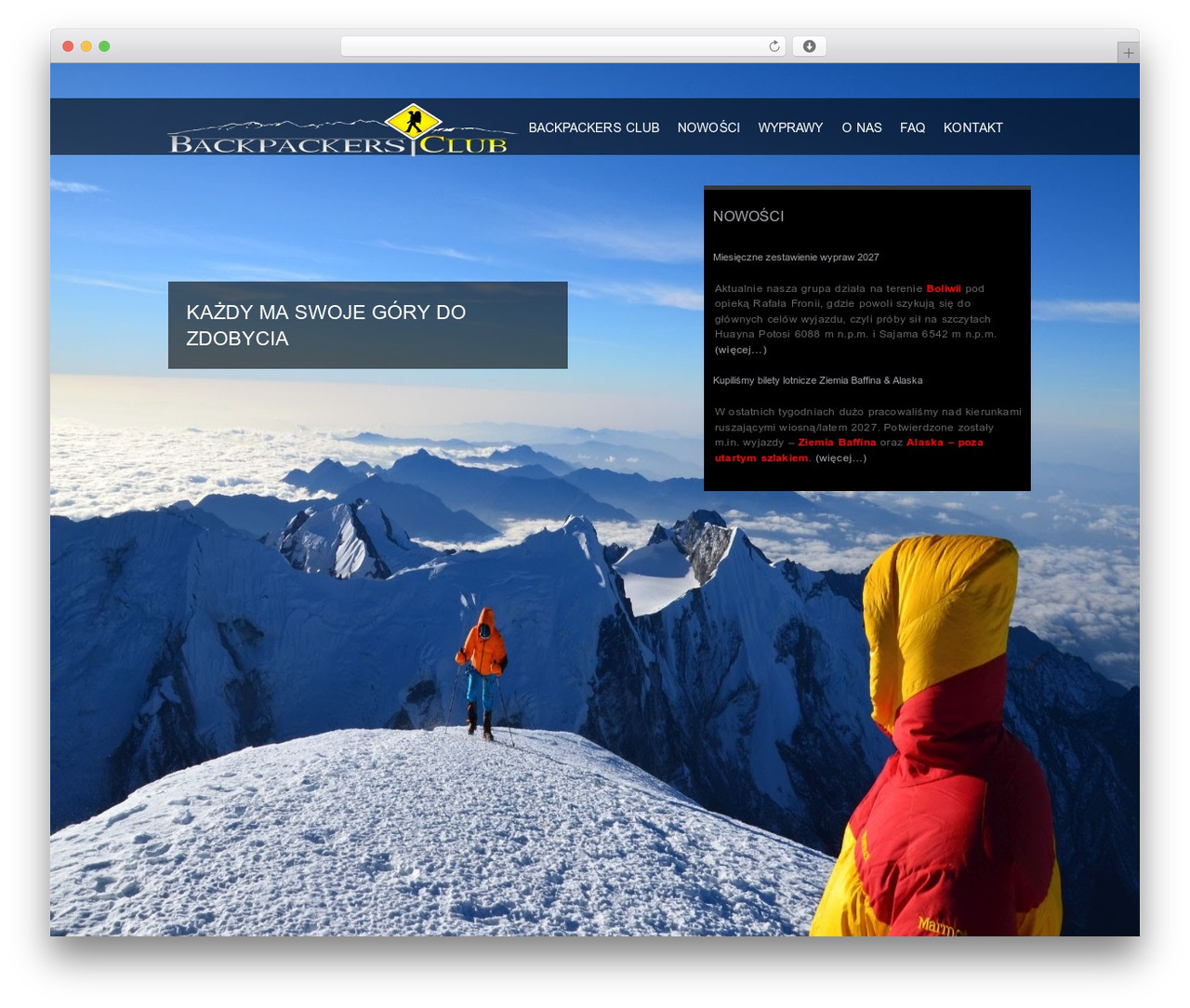 WordPress website theme Meshable - backpackersclub.pl WordPress website theme Meshable - backpackersclub.pl