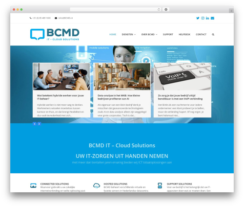BCMD WordPress theme - bcmd.nl