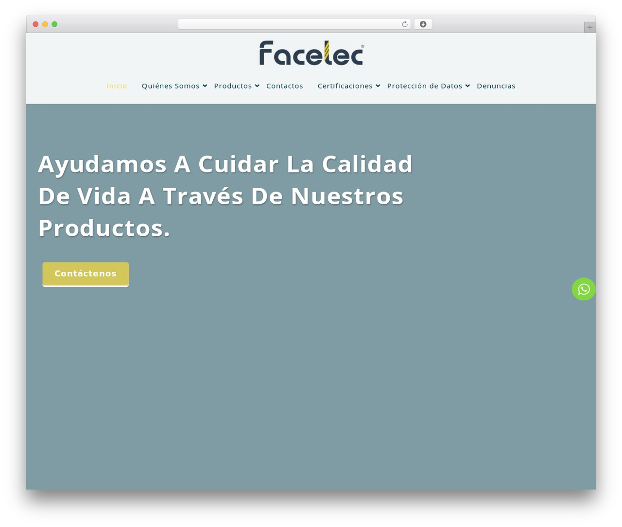 Featured Pro theme WordPress - facelec.com.co