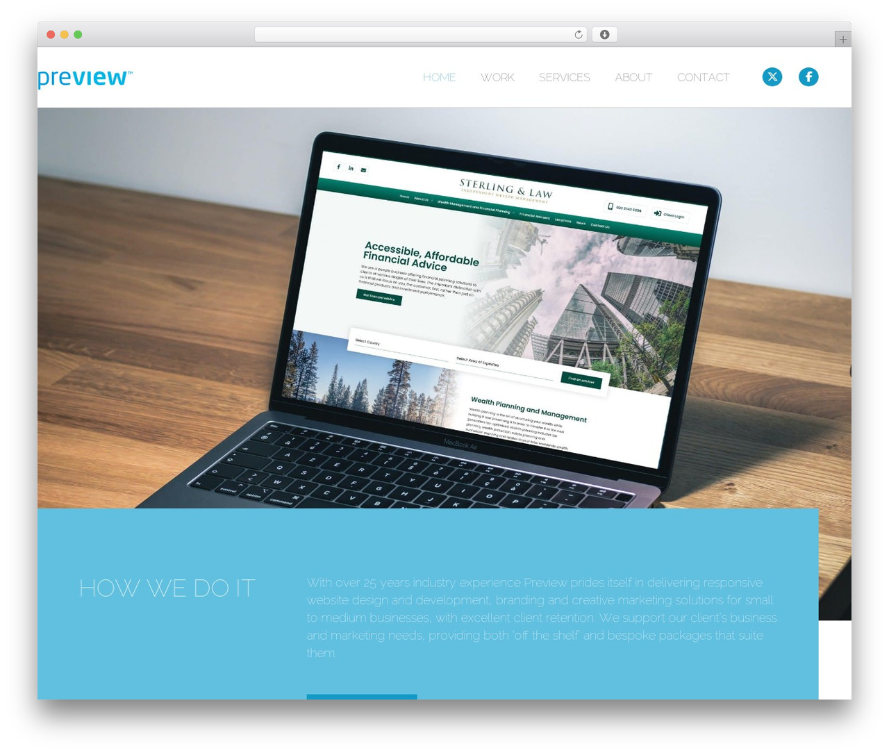 Hello Elementor WordPress theme - preview.co.uk