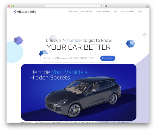 Imei api WordPress plugin - vindata.info