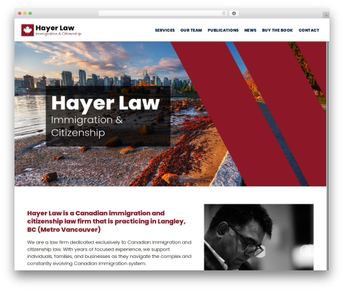 Theme WordPress Armadillo Studios Full Template - hayerlawoffice.ca