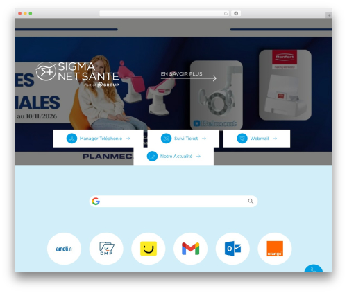 Thème WALT WordPress theme - portaildentaire.fr
