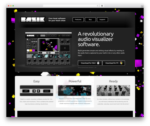 WordPress theme Alpha - bazik-vj.com