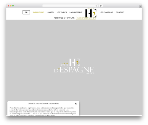 WordPress theme Divi - hoteldespagne.com