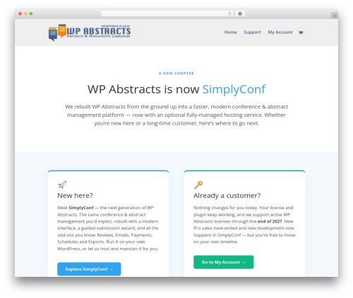 WordPress theme Divi - wpabstracts.com