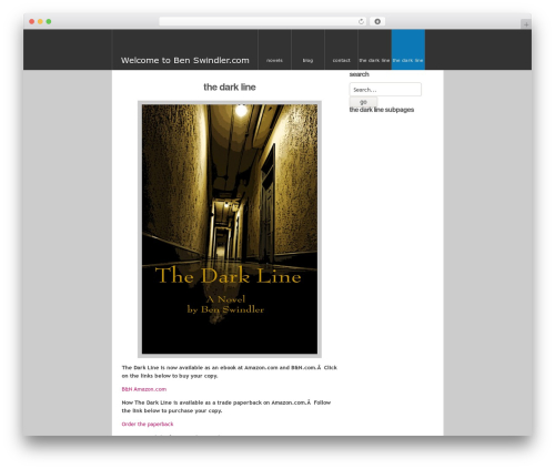 WordPress theme Unsleepable - benswindler.com