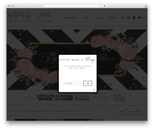 WP theme DynamiX - stylishlystella.com