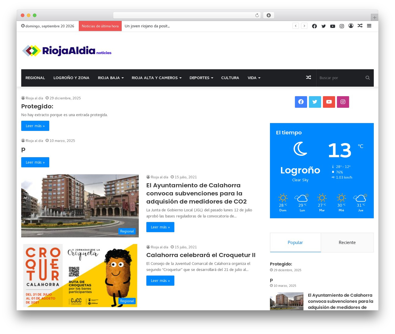 WP theme Jannah - riojaaldia.com