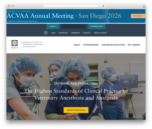 ACVAA WordPress theme - acvaa.org