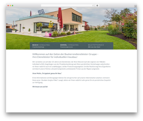 BHD theme WordPress - bauherrendienstleister.de