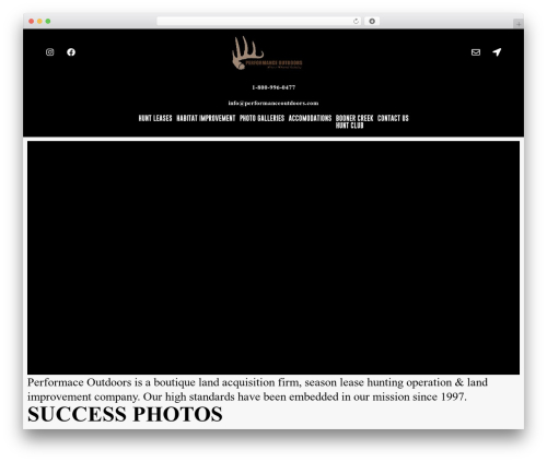 Tenweb builder WordPress plugin - performanceoutdoors.com