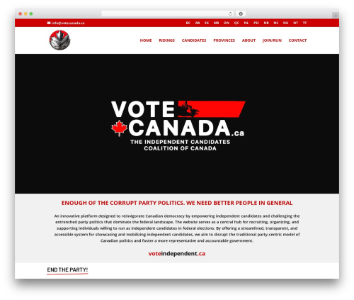 Divipasswords WordPress plugin - votecanada.ca