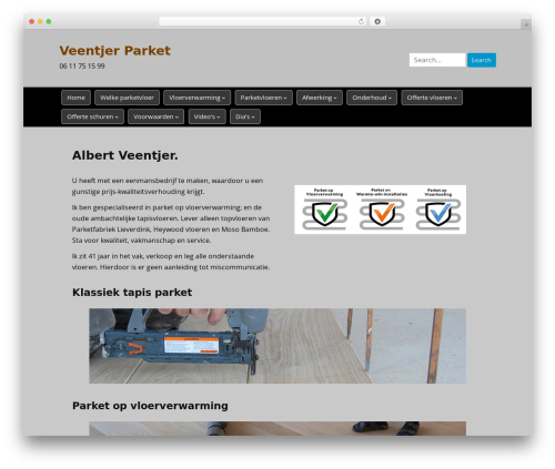 Minn WordPress theme - veentjerparket.nl