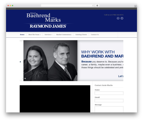 Modernize theme WordPress - baehrendmarks.com
