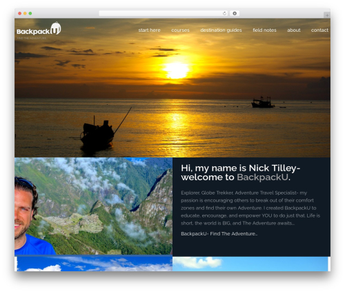 Theme WordPress 6th Continent - backpacku.com